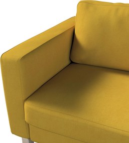 Pokrowiec na sofę Karlstad rozkładaną kolor żółty tkanina strukturalna