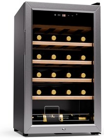 Klarstein Shiraz Premium Smart 24 Butelki Winiarka Wolnostojąca Srebrny