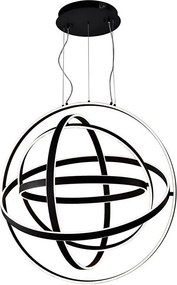 Žyrandol LED na lince COPERNICUS LED/260W/230V czarny