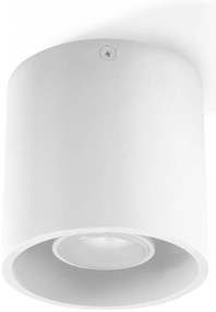 Biała lampa sufitowa Sollux Roda