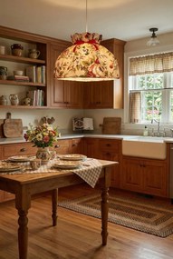 Lampa wisząca pojedyncza z abażurem - Z079 M5-T77