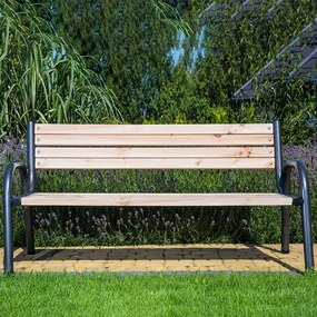 Ławka ogrodowa z oparciem 170 x 74 x 86 cm Park PATIO