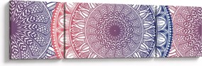 Obraz z mandali (170x50 cm)