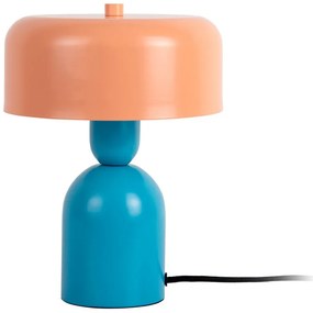 Niebieska/pomarańczowa lampa stołowa (wysokość 24 cm) Double Funky – Leitmotiv