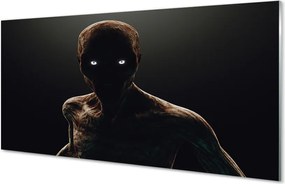 Szklany Panel Przerażająca Postać bez Włosów