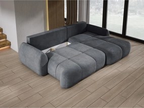 Narożnik COCO z funkcją spania poduszkami i pojemnikiem Cloud 91 DOMOHOME