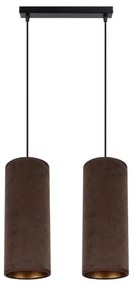 Lampa wisząca AVALO 2xE27/60W/230V brązowo-miedziana