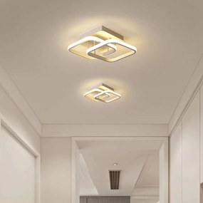 Plafon lampa LED sufitowa kwadrat metalowa AT66-2SL-White