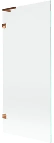 Mexen Lunar L parawan nawannowy 1-skrzydłowy 80 x 150 cm, transparent, różowe złoto - 897L-080-000-60-00