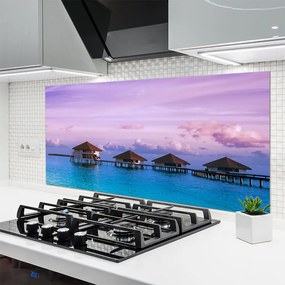 Panel Szklany do Kuchni Rezydencja Nad Lazurowym Brzegiem