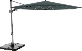 HYPERION 340 PRESTIGE – luksusowy huśtawkowy parasol ogrodowy z bocznym drążkiem : Kolor parasola - Aloes