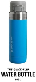 Niebieski termos 1,06 l QUICK FLIP Azure – Stanley