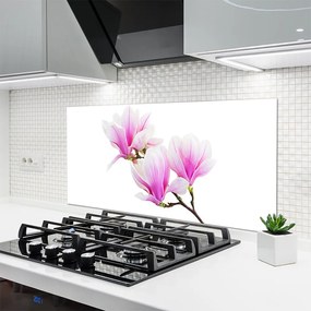 Szkło do Kuchni na Ścianę Rozkwitająca Flora Botaniczna