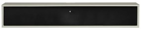 Czarno-beżowa szafka pod TV 133x22 cm Mistral – Hammel Furniture