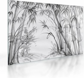 Obraz na szkle - Las bambusowy (70x50 cm)