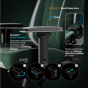 Fotel Diablo X.Eye Prime Forest Green Normal Size