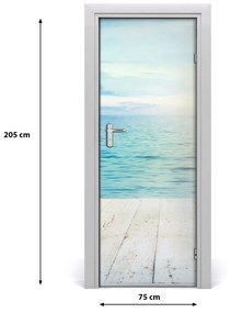 Naklejka fototapeta na drzwi Tropikalna plaża