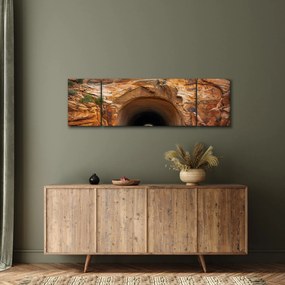 Obraz - tunel w skale (170x50 cm)