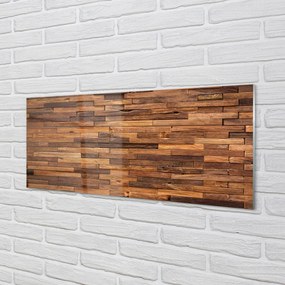 Panel szklany do Kuchni Drewniane Panele Ścienne