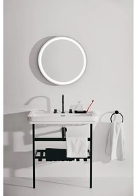 Czarny metalowy stelaż pod umywalkę 56x82 cm Conca – Ideal Standard