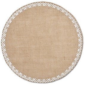Jutowa podkładka na stół ETHNO, Ø 38 cm
