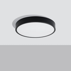 Plafon ONYX 50 czarny LED 3000K SOLLUX  LIGHTING