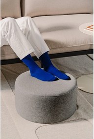 Szary wełniany puf Folk – noo.ma