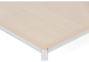 Stół jadalniany TRIVIA, 160x80 cm, szara podstawa, brzoza