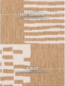 Kremowy/w naturalnym kolorze dywan odpowiedni na zewnątrz 120x170 cm Haringey Acacia – Ted Baker