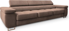 Masseno Sofa MOSINE z funkcją spania, Rozkładana sofa - Ecru, MONOLITH 09