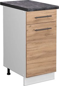 Szafka dolna do kuchni złoty dąb energetyczny 40x60x82 fame-line