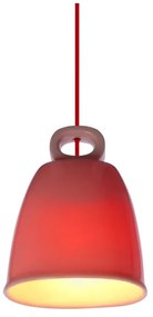 Różowa lampa wisząca z ceramicznym kloszem Sewilla – Candellux Lighting