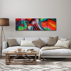 Abstrakcyjny obraz - kolory (170x50 cm)