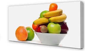 Fotoobraz na płótnie Miska Pełna Świeżych Owoców