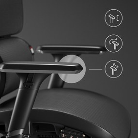 Fotel ergonomiczny Diablo V-Commander, czarno-szary