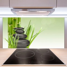 Panel Szklany Świeżość Zielonego Bambusa