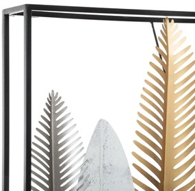 Ozdoba ścienna z motywem liści DECO, 134 x 68 cm