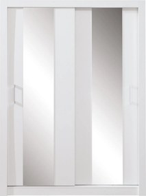 Szafa Przesuwna MIRA 160 cm z Lustrem Szafa Dwudrzwiowa