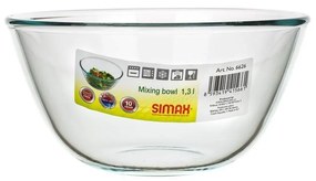 Simax Miska do pieczenia szklana 19 cm, 1,3 l