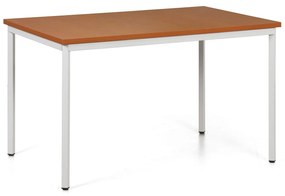 Stół do jadalni TRIVIA, szara konstrukcja, 1200 x 800 mm, czereśnia
