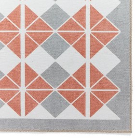 Pomarańczowo-szary chodnik odpowiedni do prania 61x170 cm Victoria Orange – Think Rugs