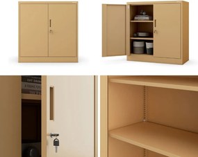 Szafka biurowa Fresh Style Beata 90x40x93 cm beżowa