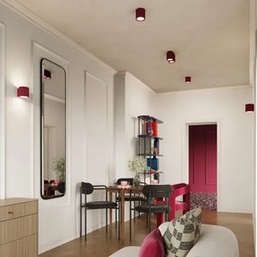 Burgundowy plafon sufitowy N8-W68