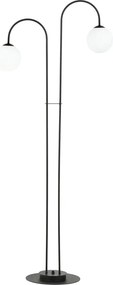 Nowoczesna lampa podłogowa z mlecznymi kloszami - D117 M6-D17