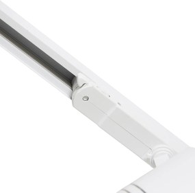 Nowoczesny system szynowy 3-fazowy biały z 4 reflektorami 3000-4000K - Ruler 38