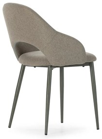 Zielone tapicerowane krzesła zestaw 2 szt. Lia – Marckeric