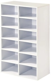 Kesper 15916 Uniwersalna szafka na buty, biała,51,5 x 87 x 29,5 cm