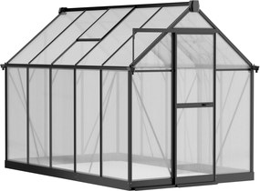 Szklarnia 210 x 183 x 304 cm, wzmocniona konstrukcja, poliwęglan 6 mm