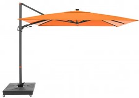 Parasol ogrodowy myZone 220 x 300 cm LED z bocznym słupkiem : Substancja Desen - 816