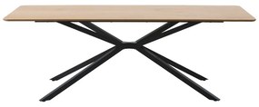 Stół z blatem w dekorze dębu 100x200 cm Cesura – Unique Furniture
